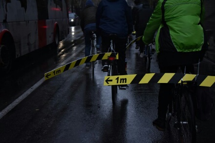 Biciklisti poslali poruku piscima Nacrta ZOBS-a: Metar je bitan!